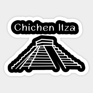 mexico travel Chichen Itza shirt Sticker